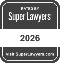 Rated by Super Lawyers 2026 badge