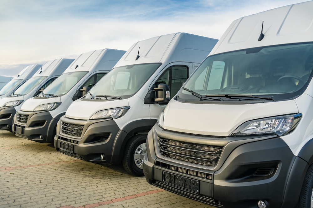 Fleet of vans available for private rental
